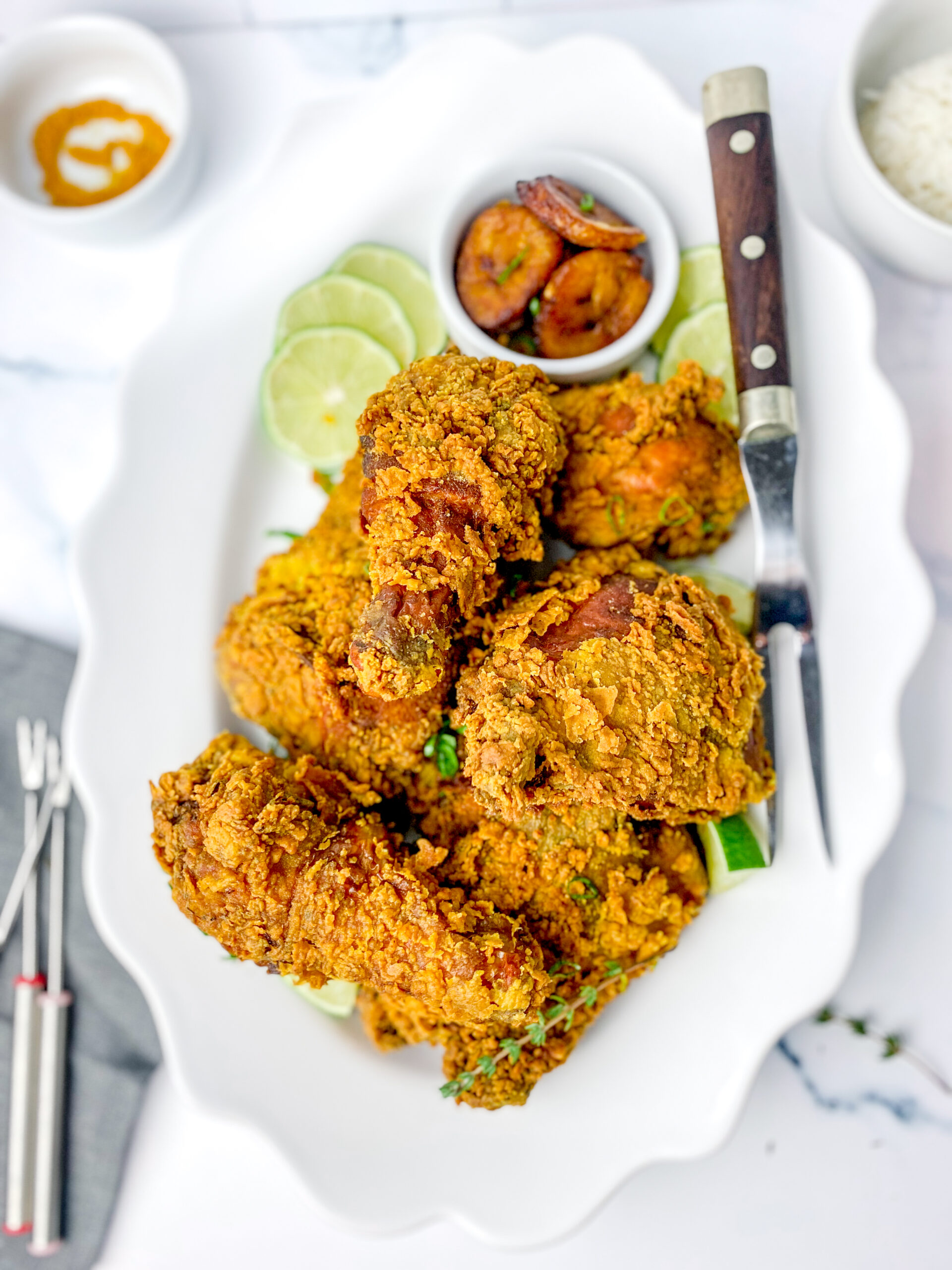 curry fried chicken