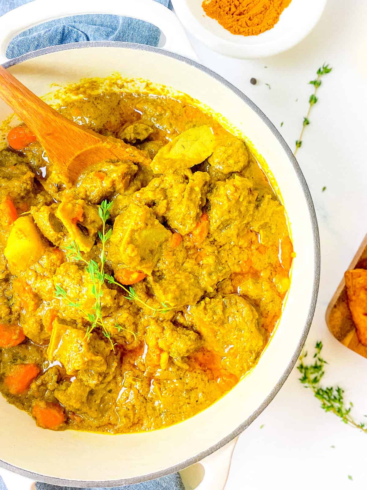 oven cooked curry goat _4329