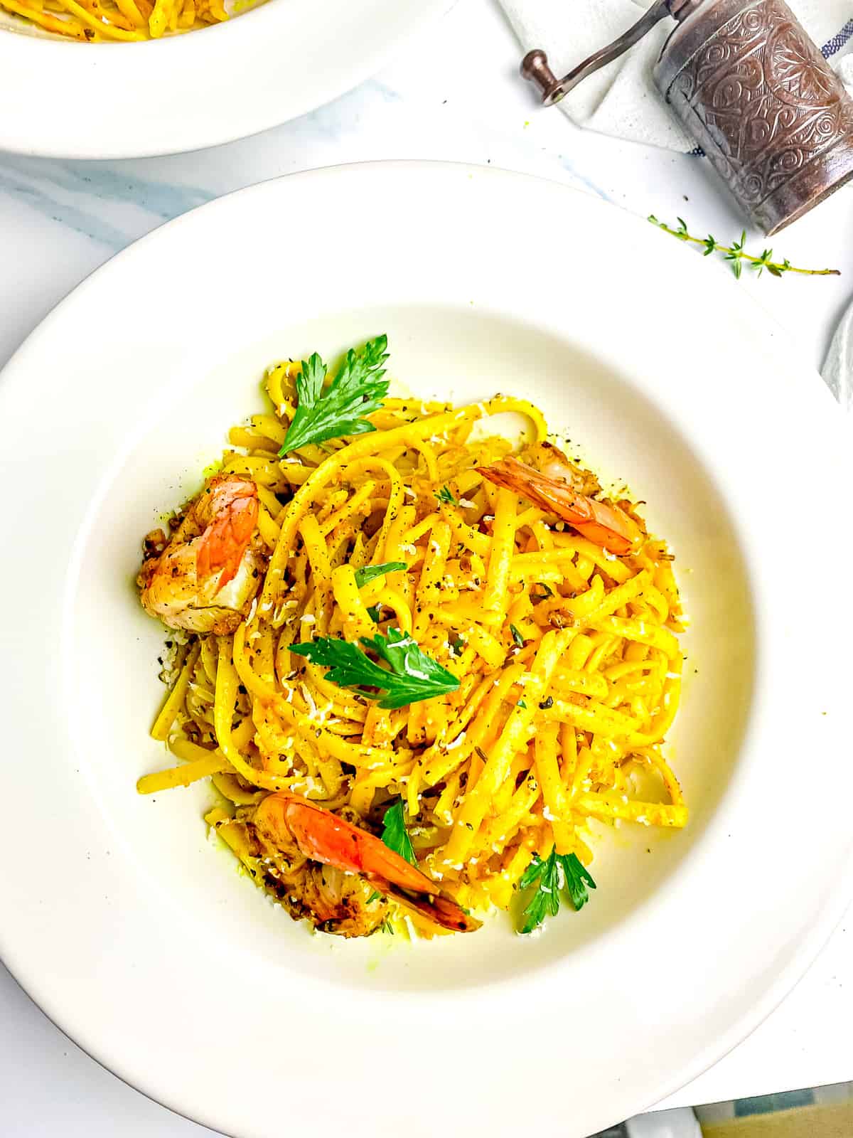 curry fettucine with jerk shrimp_6196