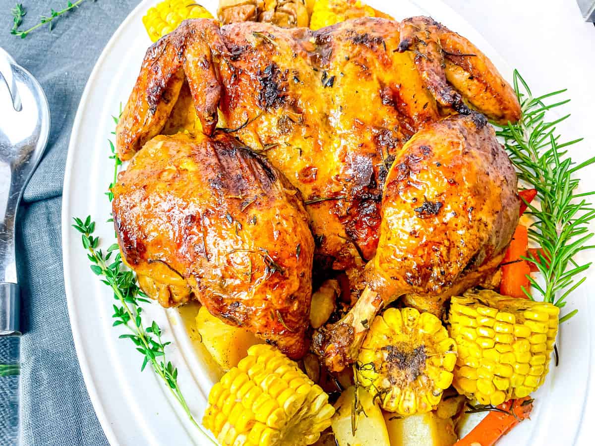 garlic herb roasted chicken (spatchcocked)_0480