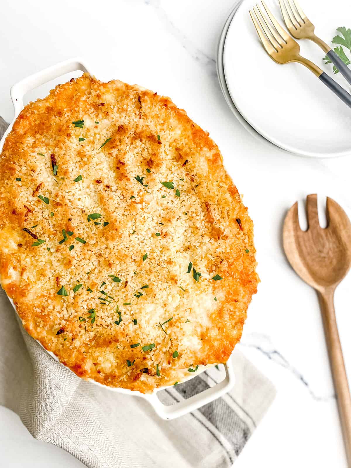 garlic parmesan mac and cheese_6495