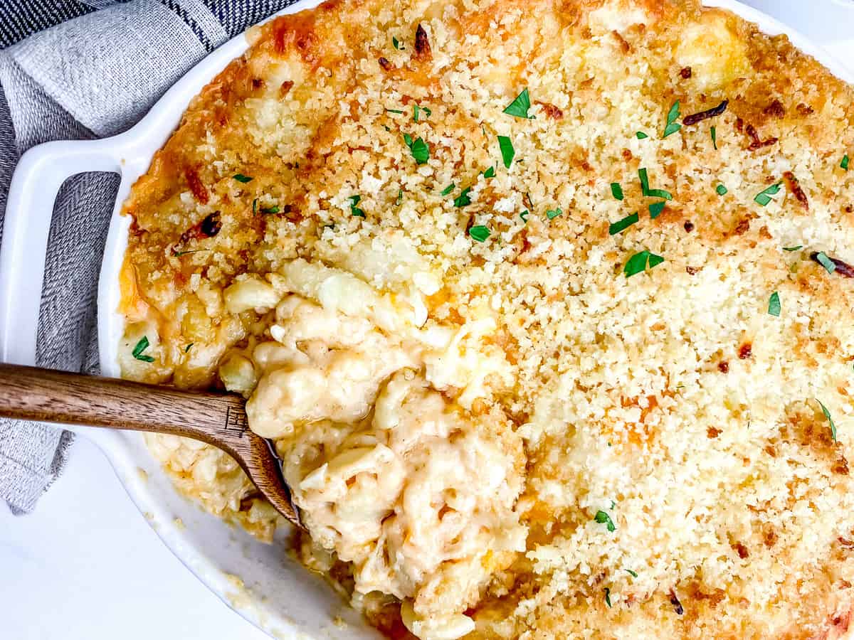 garlic parmesan mac and cheese_6596