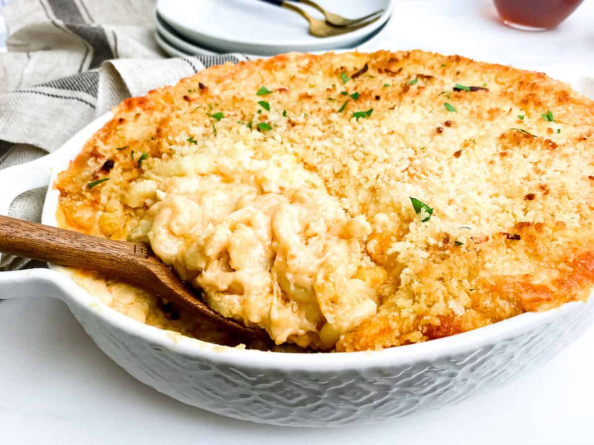 garlic parmesan mac and cheese_6602