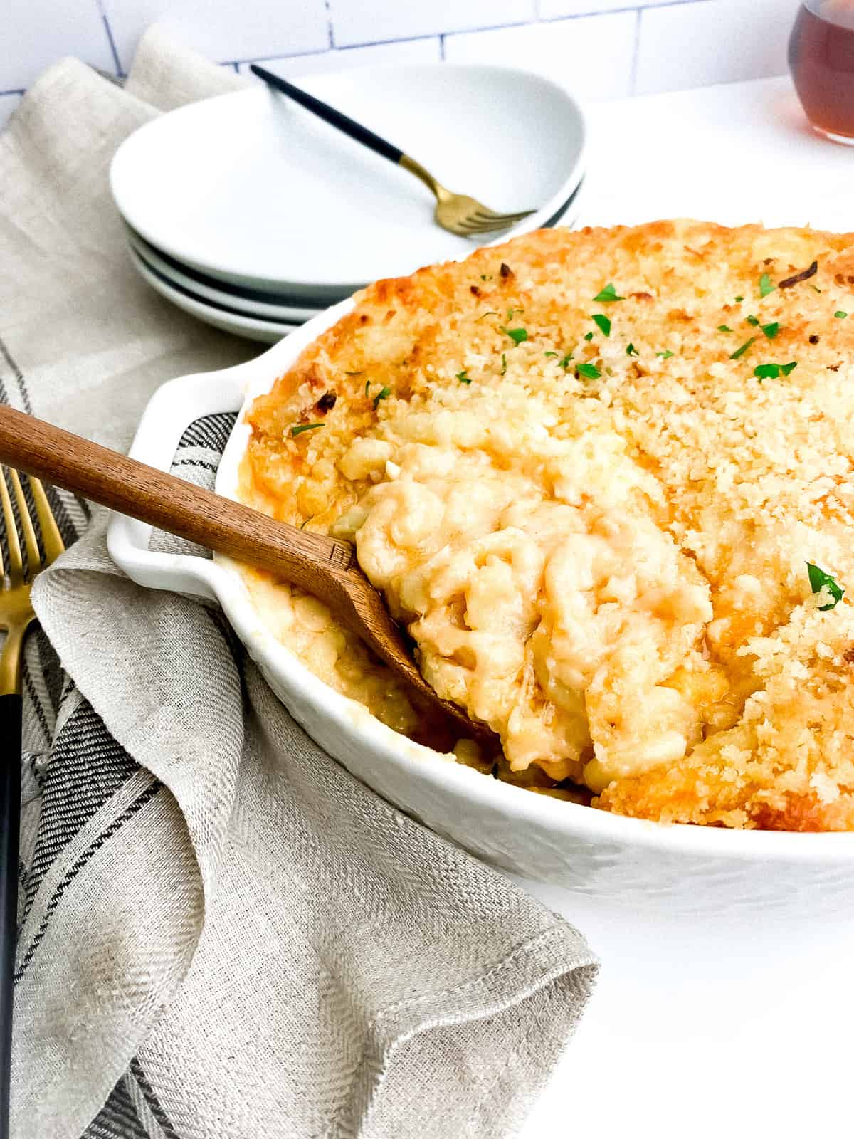 garlic parmesan mac and cheese_6604