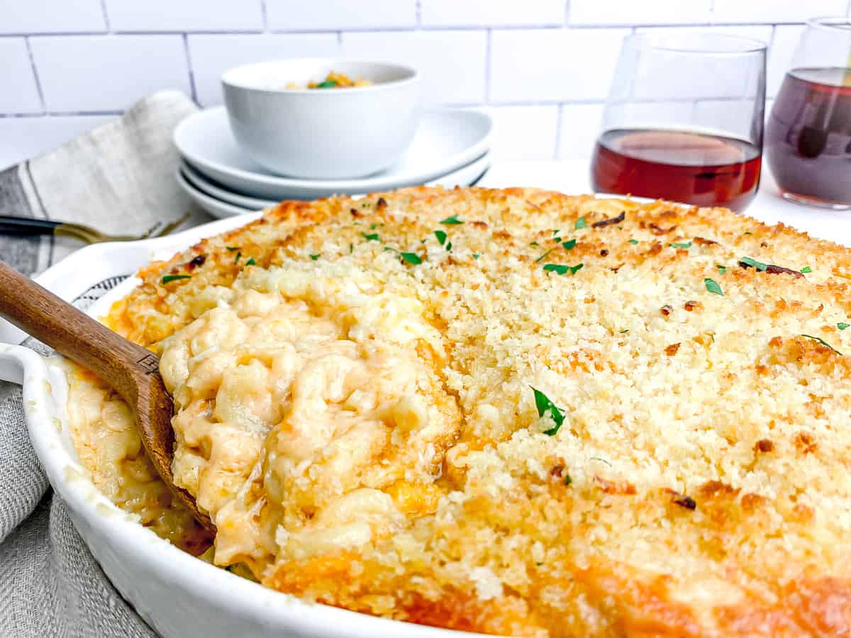 garlic parmesan mac and cheese_6613