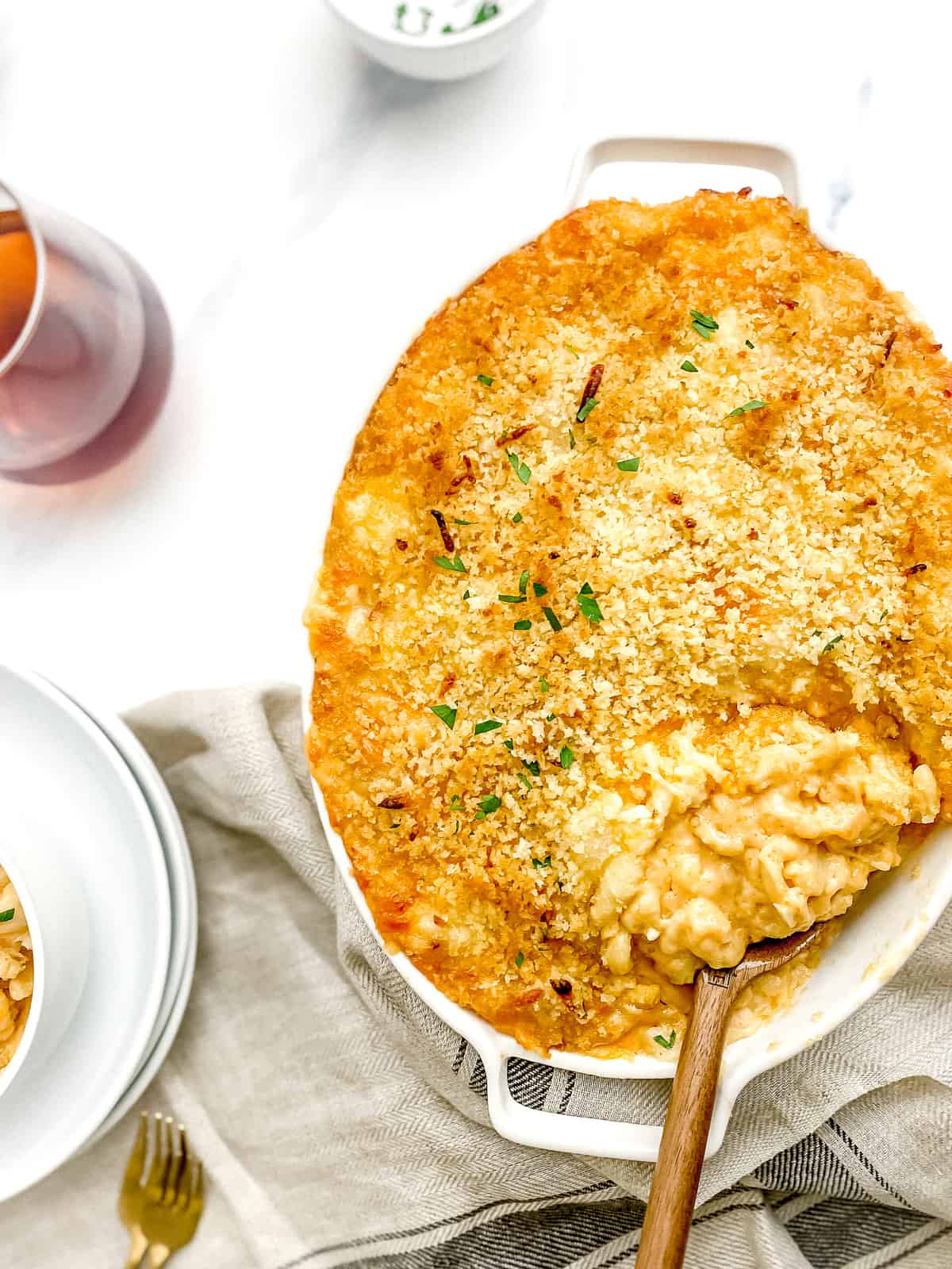 garlic parmesan mac and cheese_6619