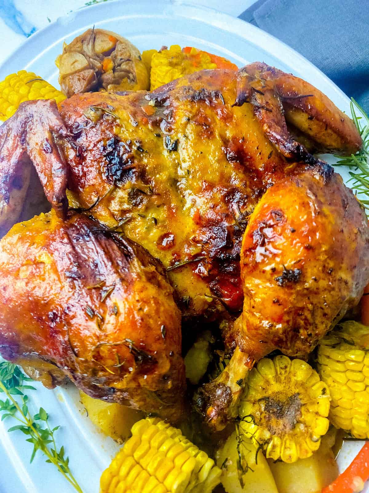 herb garlic roasted chicken _0424