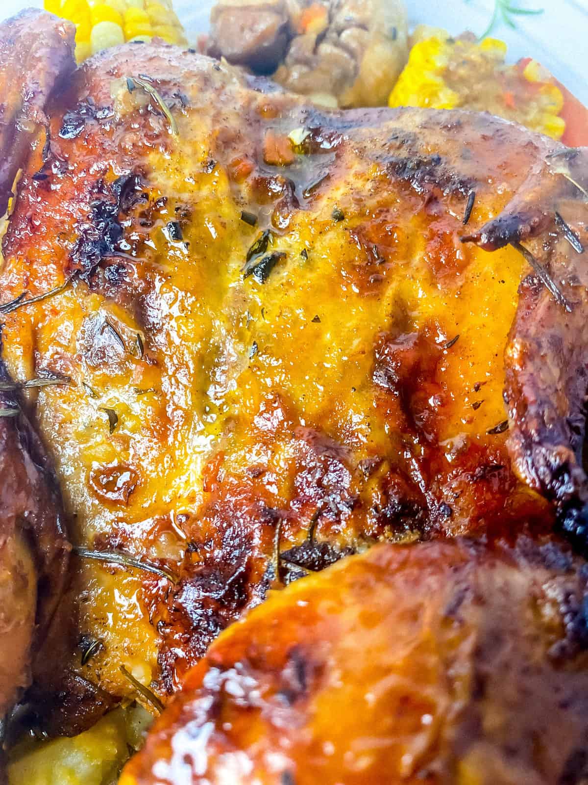 herb garlic roasted chicken _0441