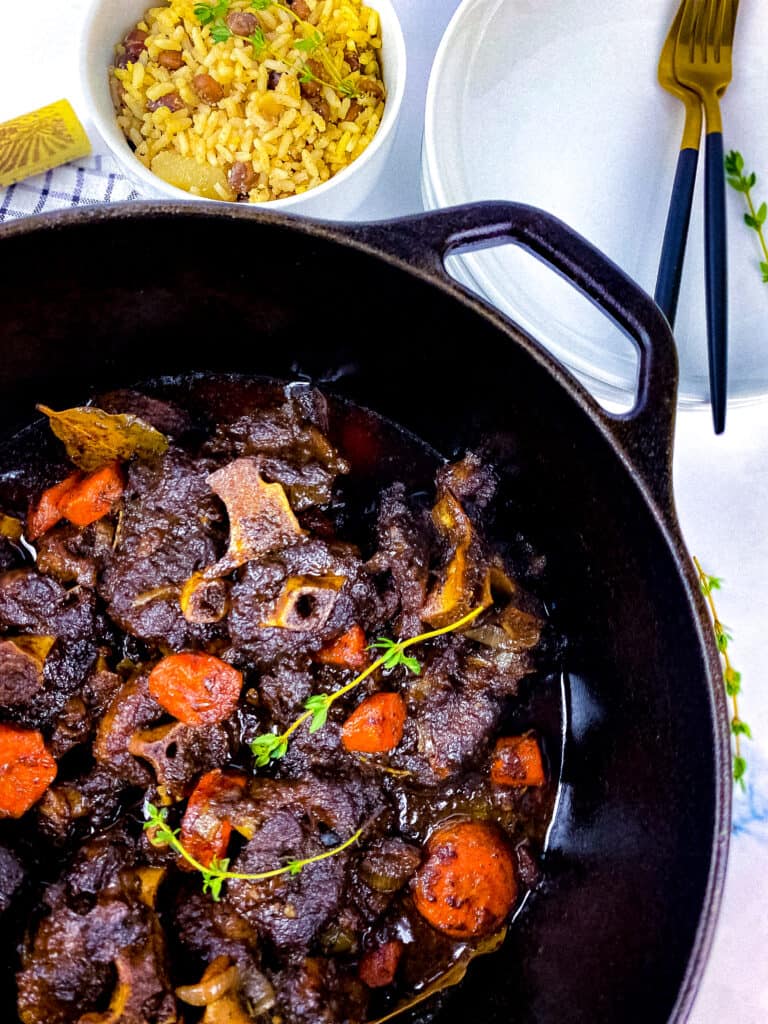 red wine braised oxtail 3835