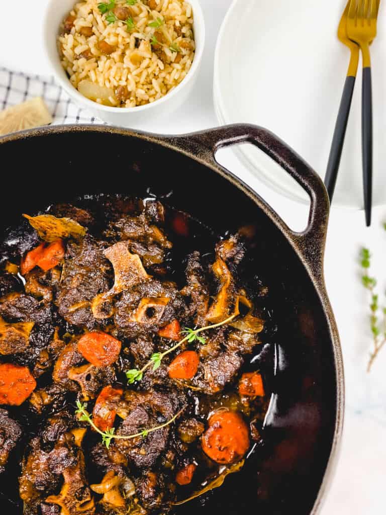 red wine braised oxtail_3828