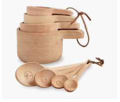 Wooden Measuring Spoons Set of 6